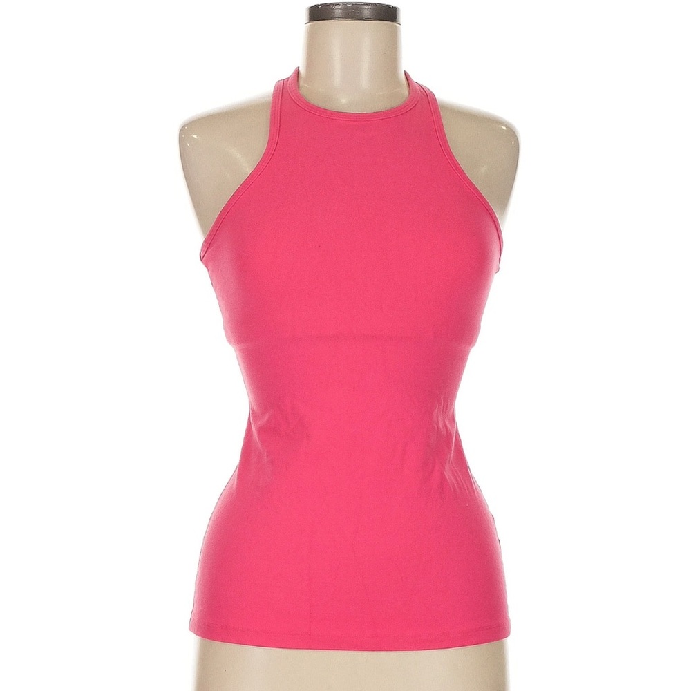 Beyond Yoga High Neck Tank Pink Medium